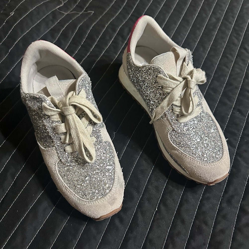 Steve Madden Stylish Women's Glitter Sneakers